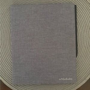 reMarkable 2 with Gray Folio Cover